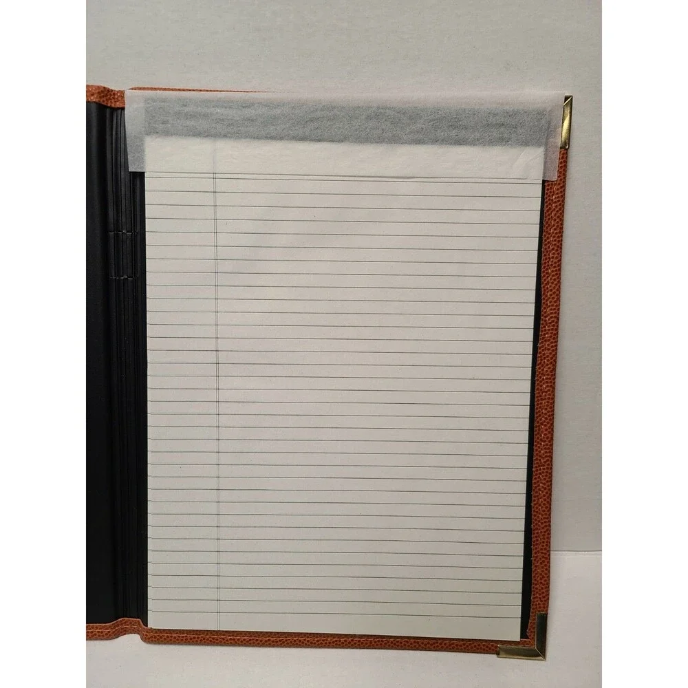 Basketball Sports Illustrated Ball Cover Texture Notebook Portfolio Ledger Pad